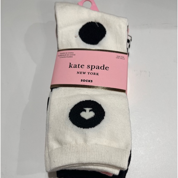 kate spade Other - Kate Spade socks, 3 pair